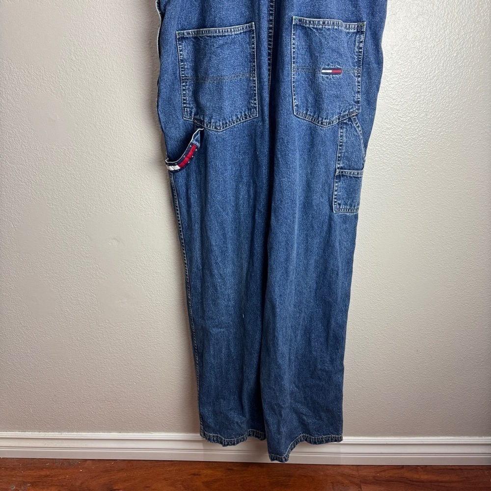 Tommy Hilfiger Jeans Vintage Overalls 90s Size Large - Picture 6 of 10